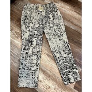 ASOS NEW WITH TAGS Abstract black and gray print women’s pants IN SIZE 8